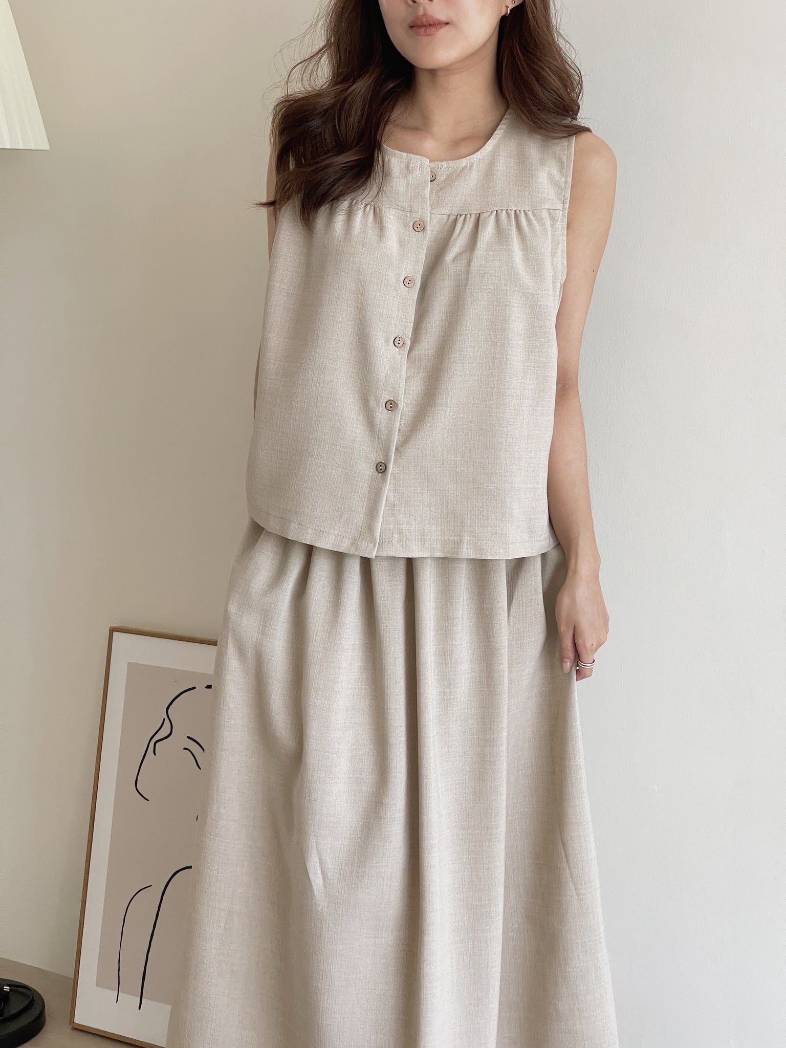 Garcella Linen Set / 简约棉麻套装