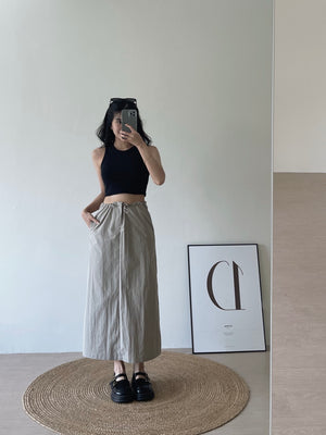 Cargo Midi Outing Skirt / 酷酷中长工装裙