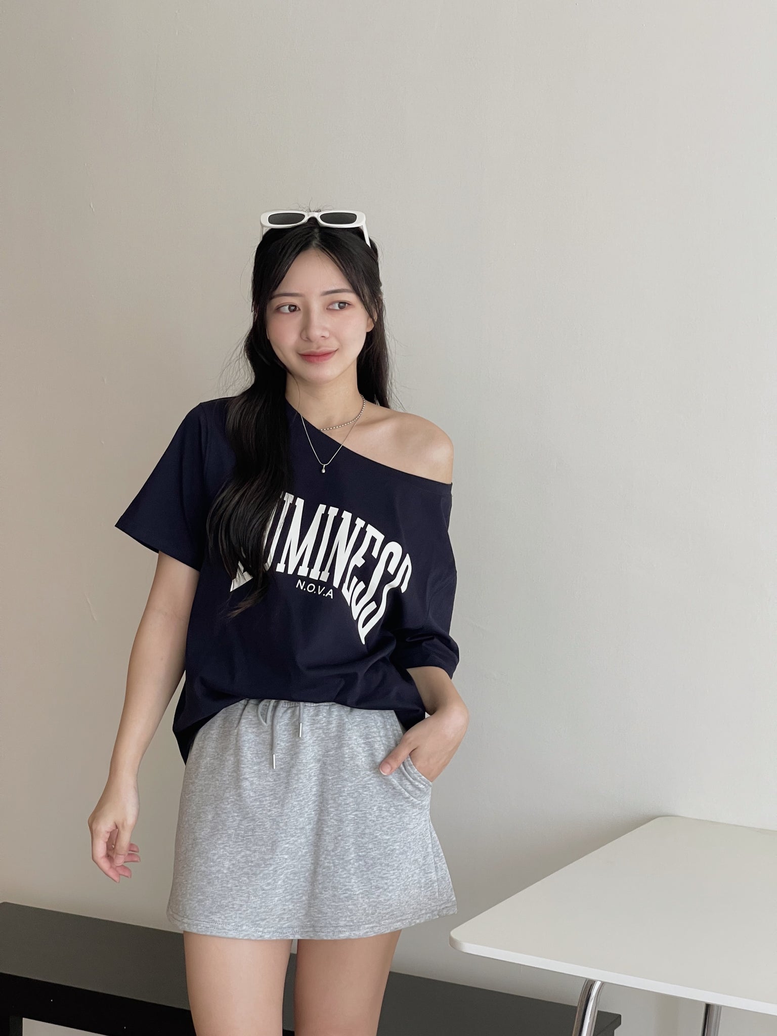 Sports Mini Skirt / 运动风防走光短裙