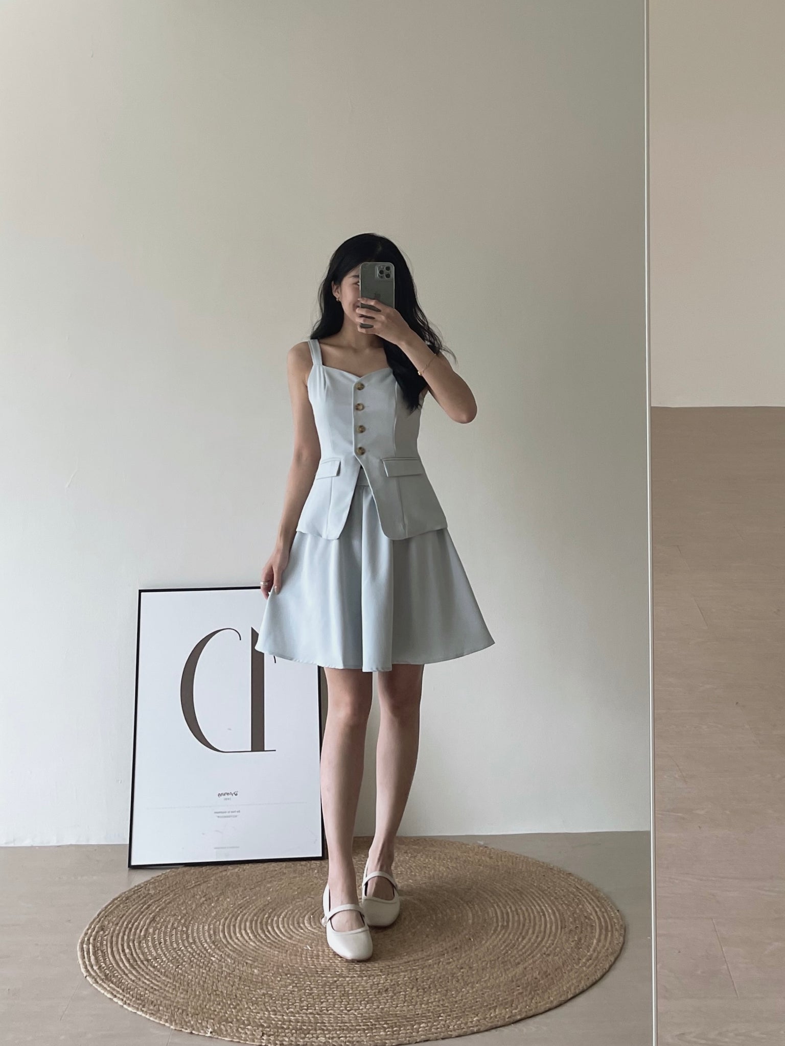 Isabelle Button Up Set / 知性优雅排扣套装