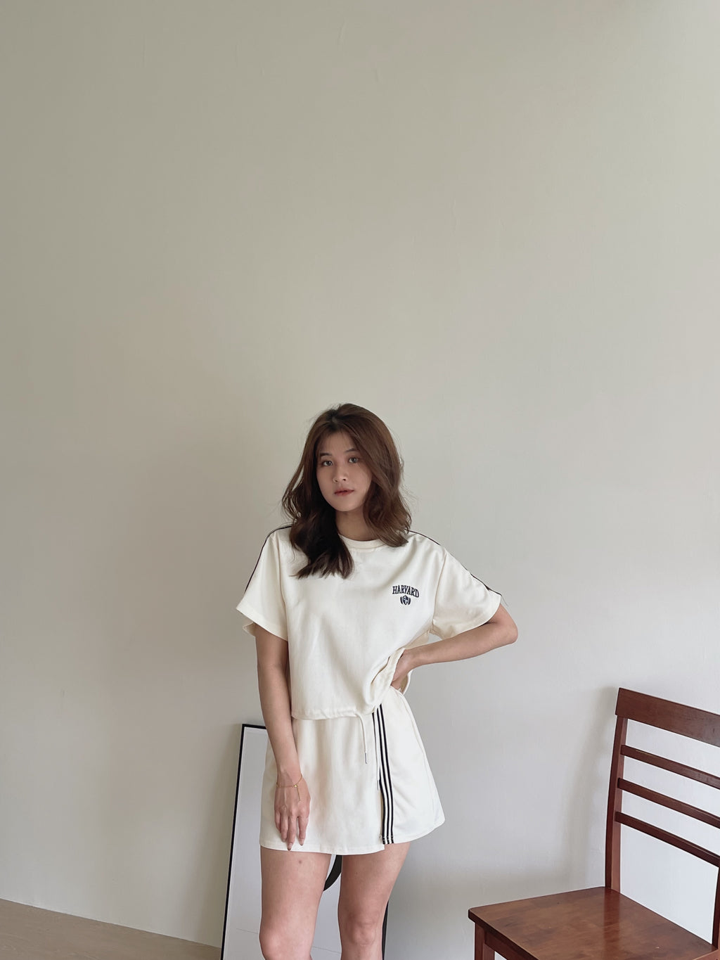 Sporty Skort Set / 盐系运动风裤裙套装