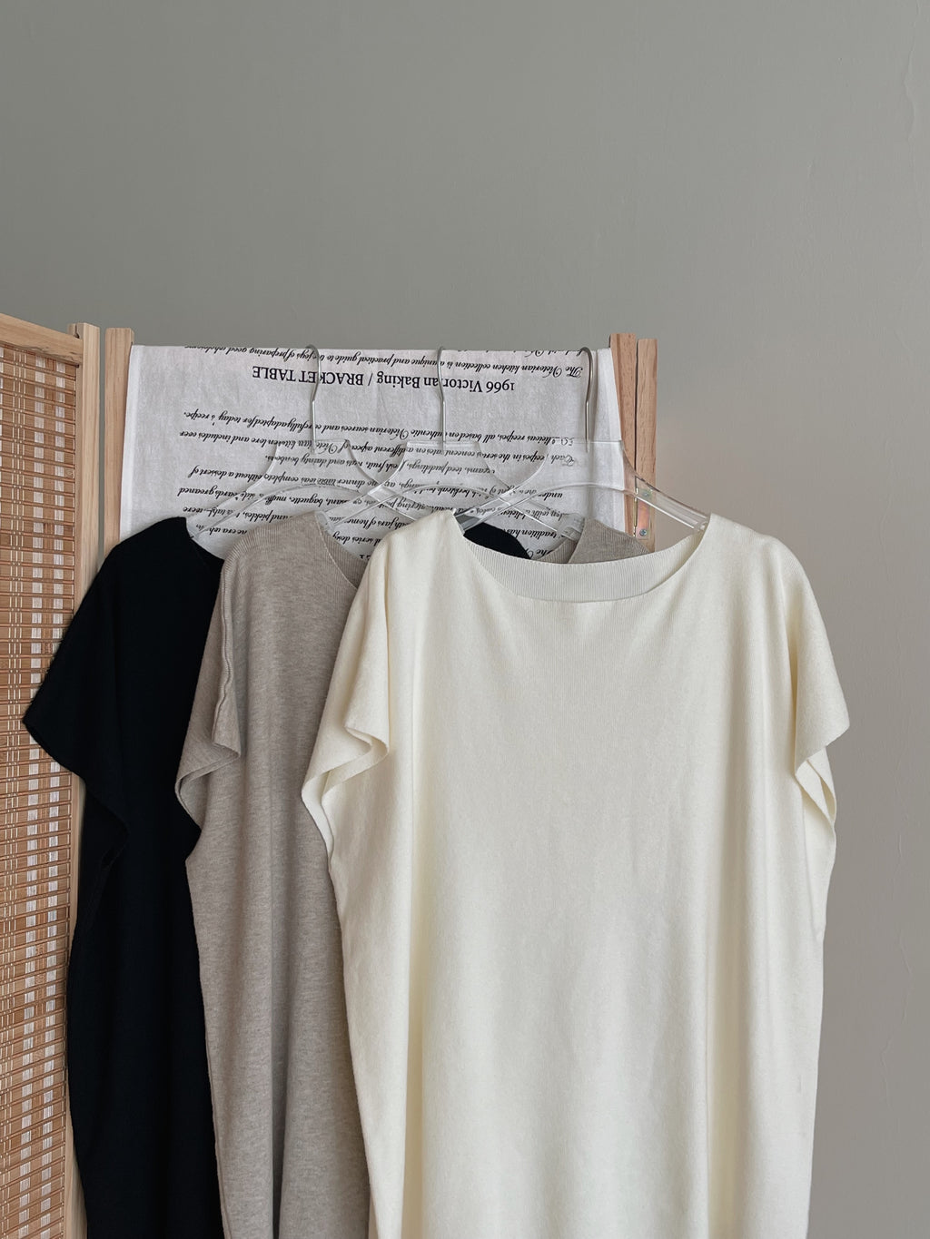 Soft Knit Oversized Top / 软糯超宽松针织T恤