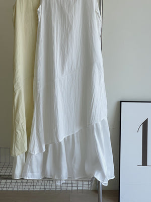 [Minor Defect] Organza Flare Dress / 气质不规则裙摆长裙
