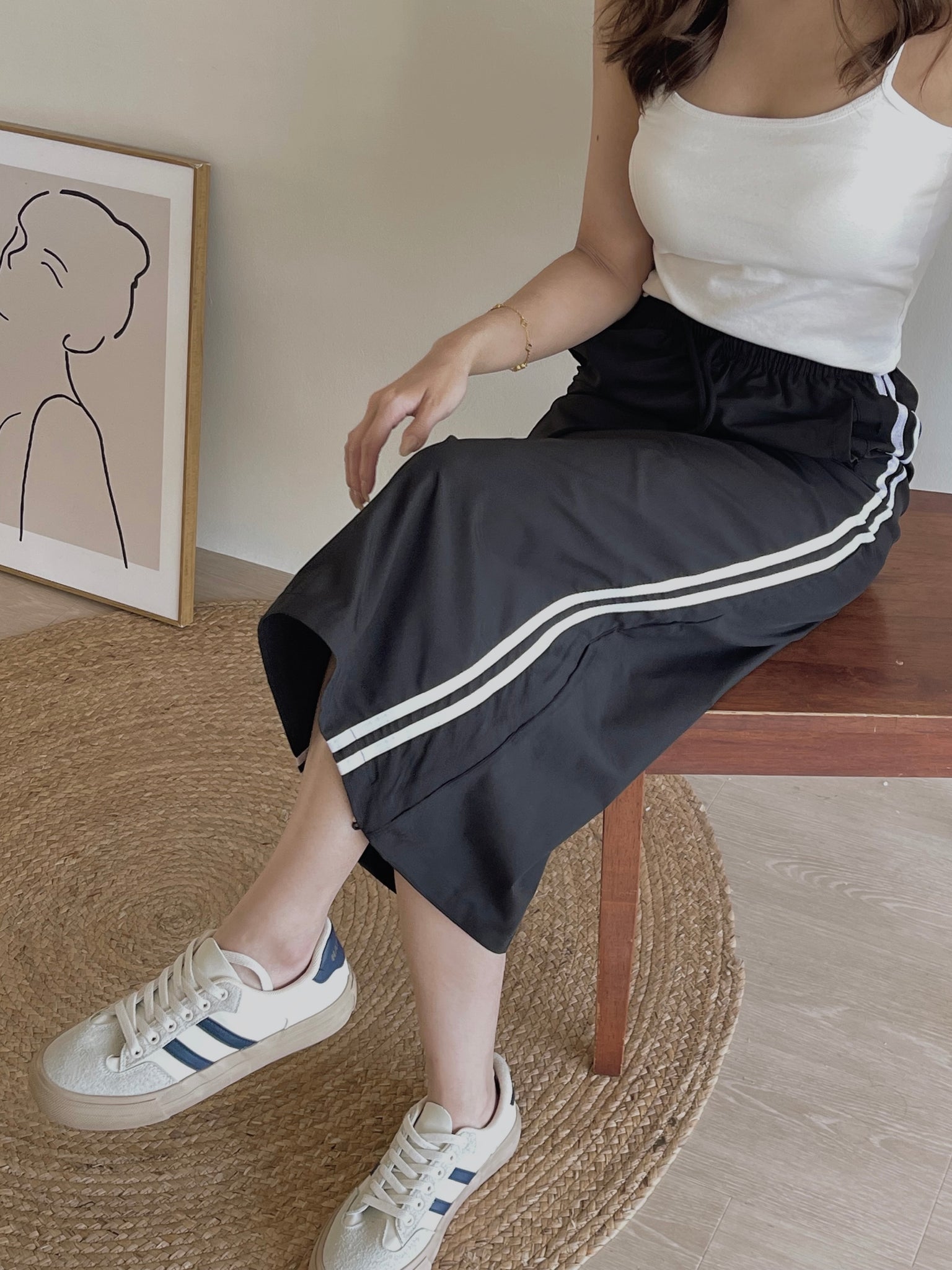 Sporty Midi Skirt / 美式速干运动半身裙