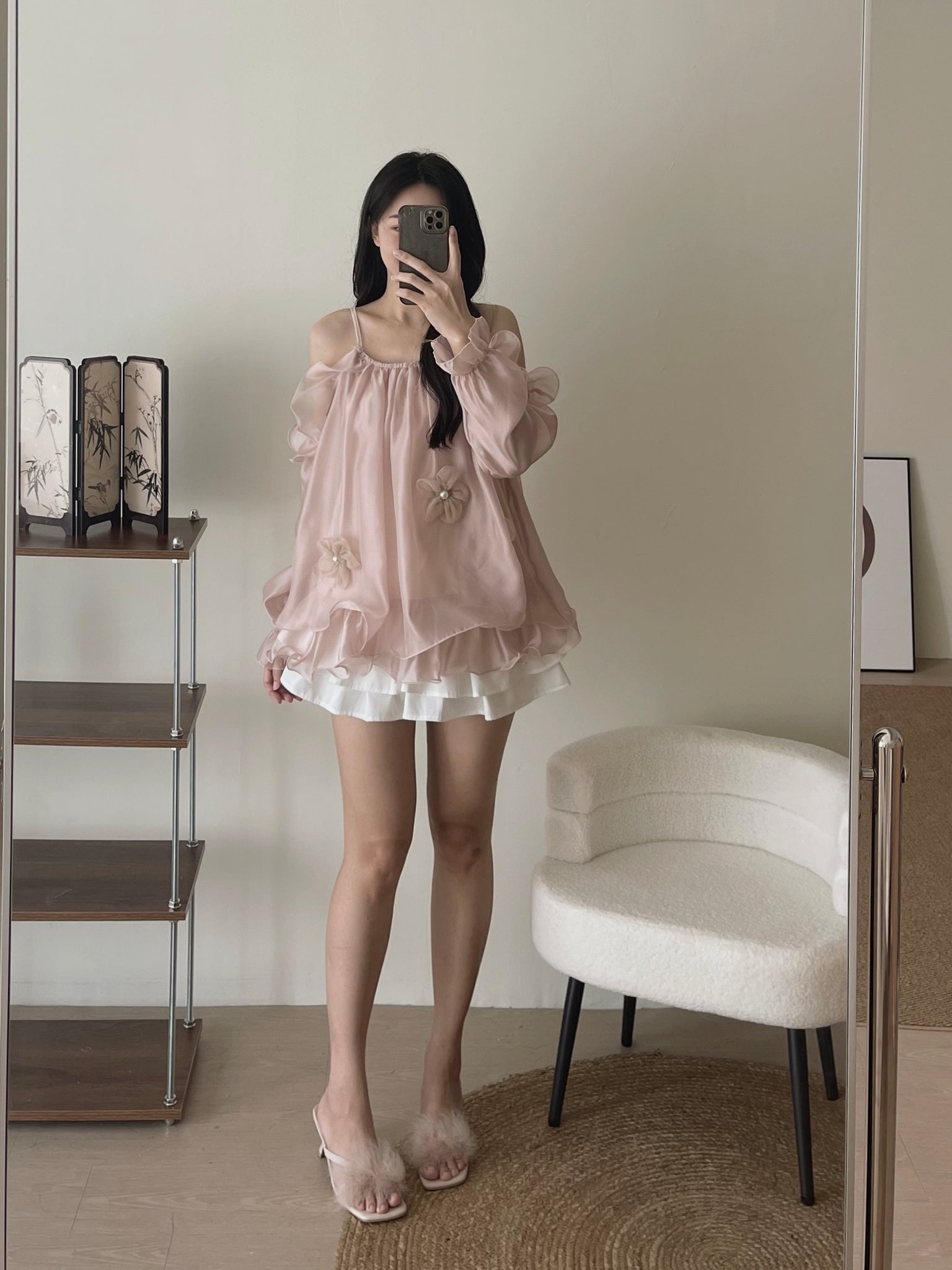 Ballet Layered Mini Skirt / 蛋糕芭蕾迷你短裙