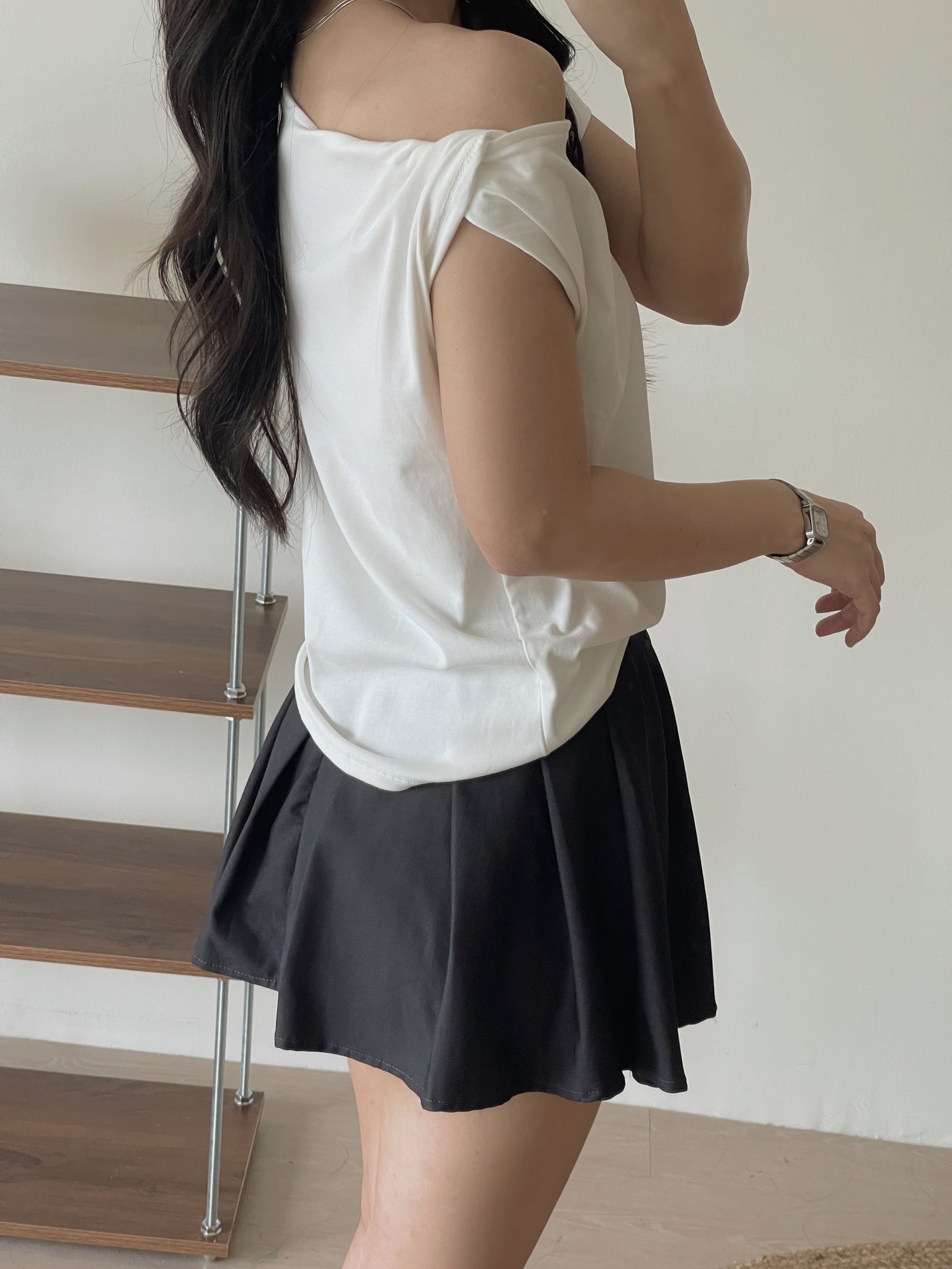 Ellie Sculpted Skirt / 立体蓬蓬打褶短裙