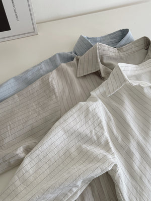 Pattern Striped Shirt / 设计感不规则条纹衬衫