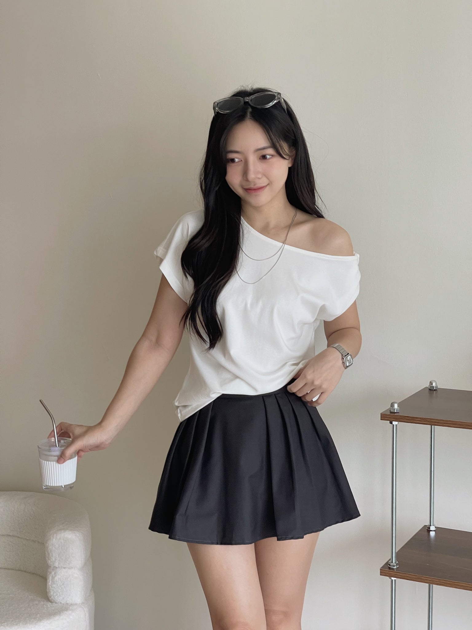 Ellie Sculpted Skirt / 立体蓬蓬打褶短裙