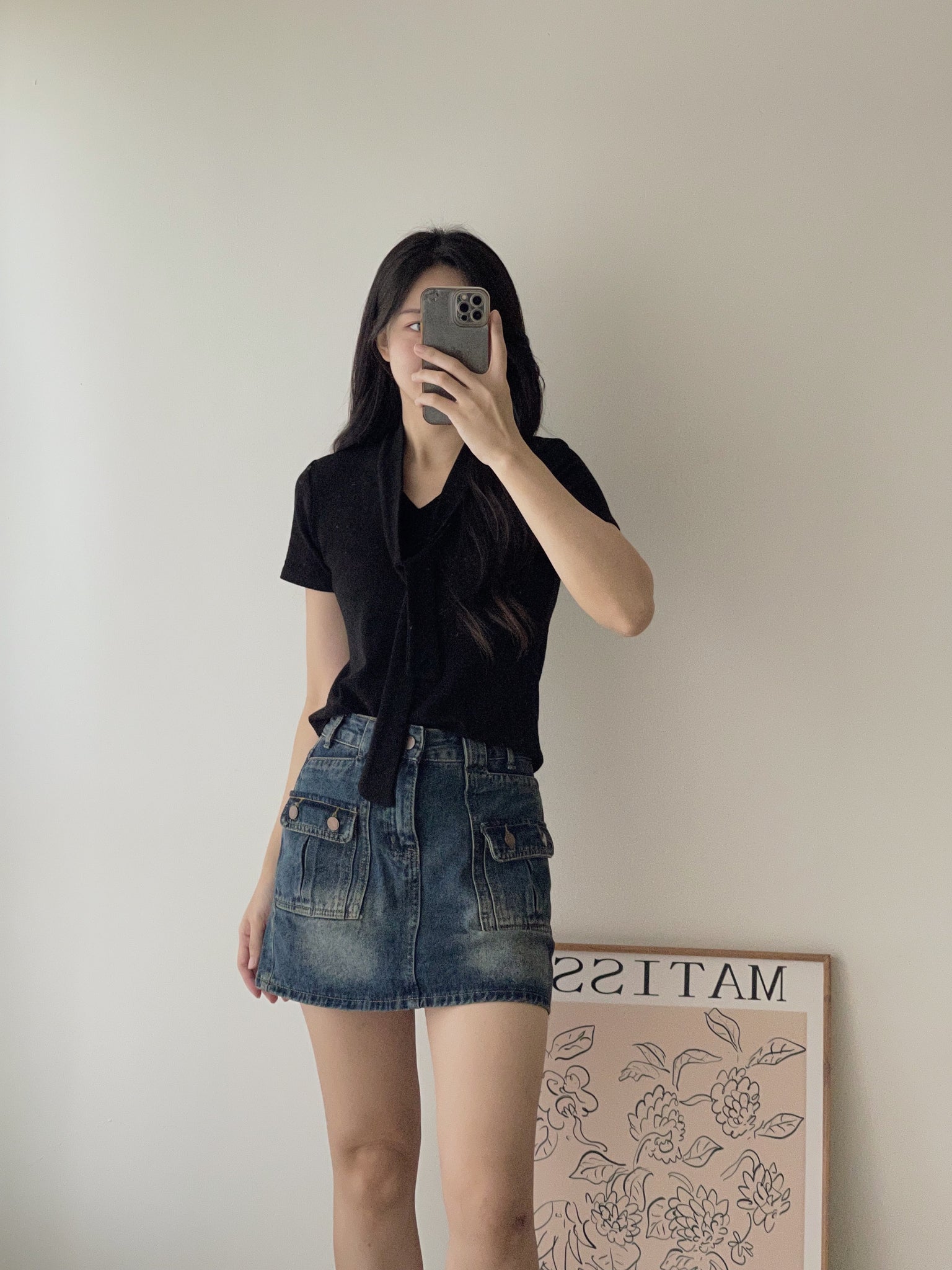 Mochi Tie Tee / 糯叽叽领带针织