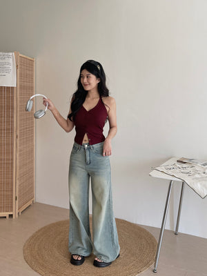 Retro Baggy Jeans Trousers / 复古阔腿拖地牛仔裤