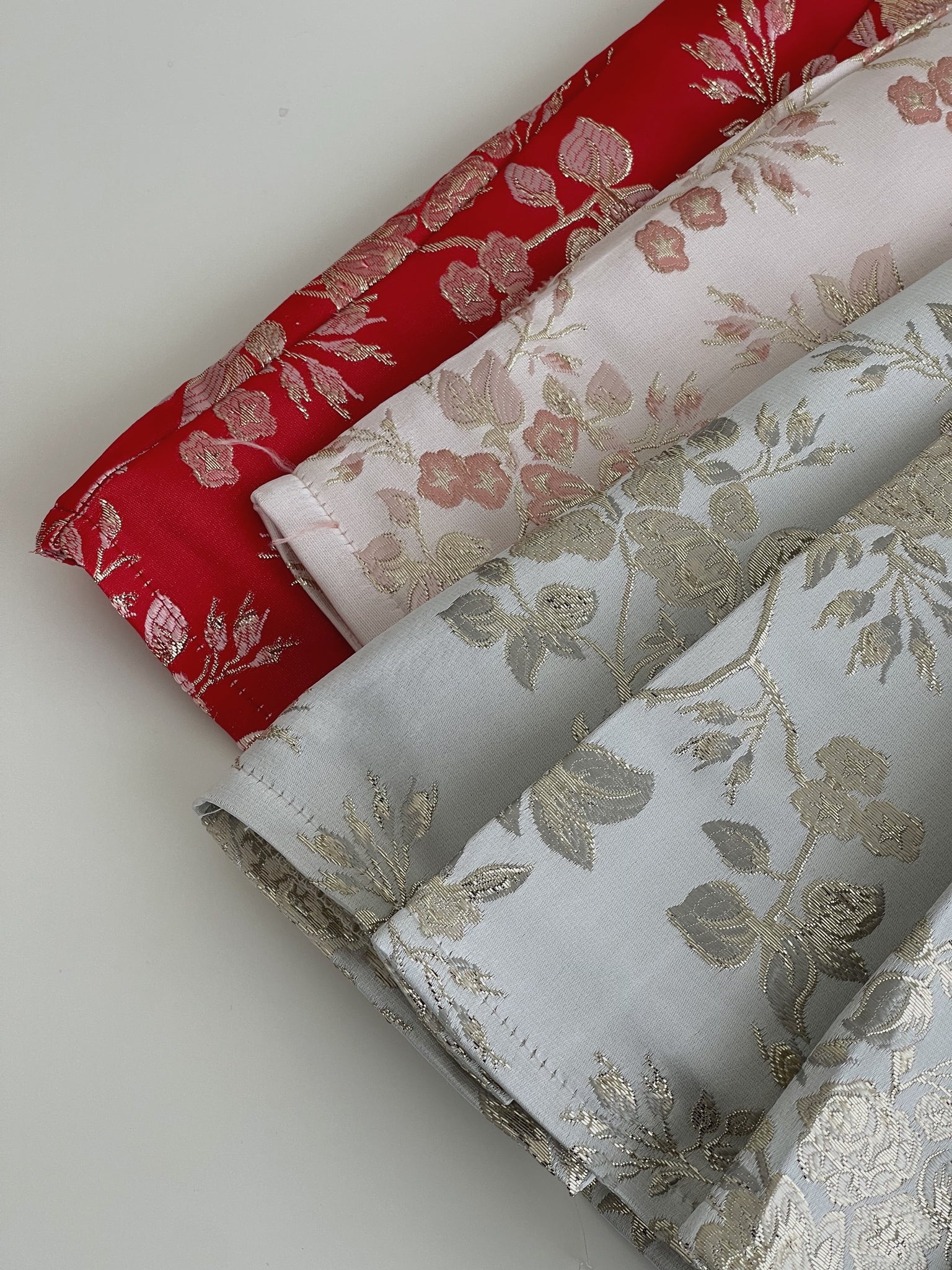 Brocade Spliced Lace Set / 【绣蕊锦裳】拼接蕾丝百褶裙套装