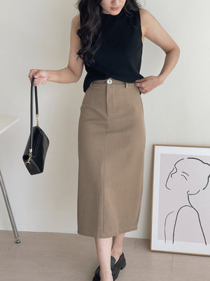Suit Pencil Skirt / 通勤西装中长裙