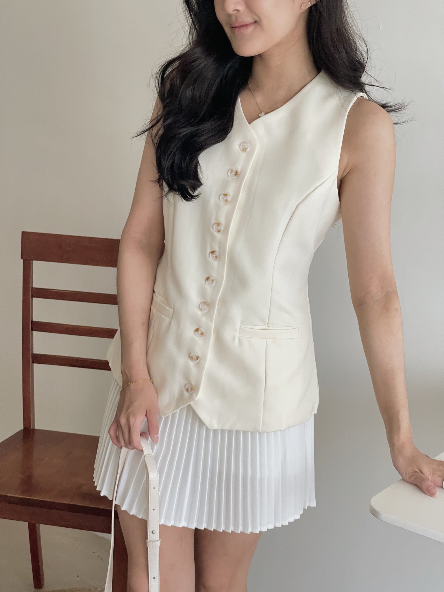 Plain Pleated Skirt / 简约百褶短裙
