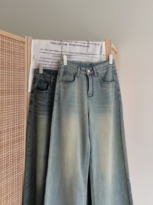 Retro Baggy Jeans Trousers / 复古阔腿拖地牛仔裤