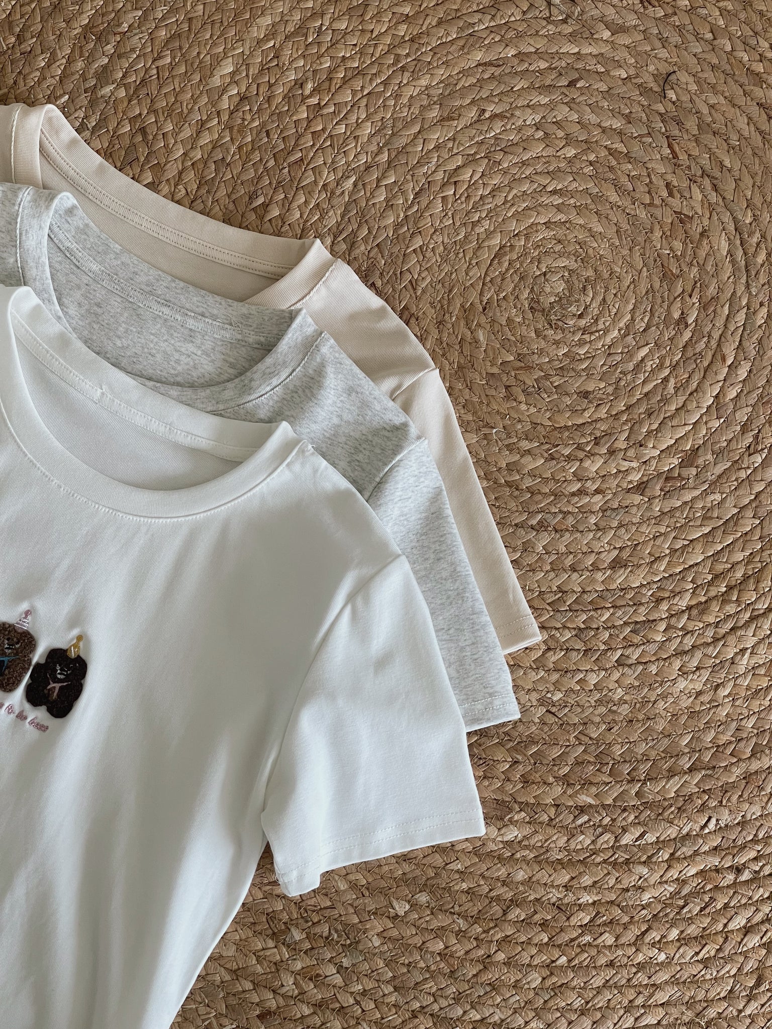 Three Little Bear Tee / 三只小熊圆领Tee