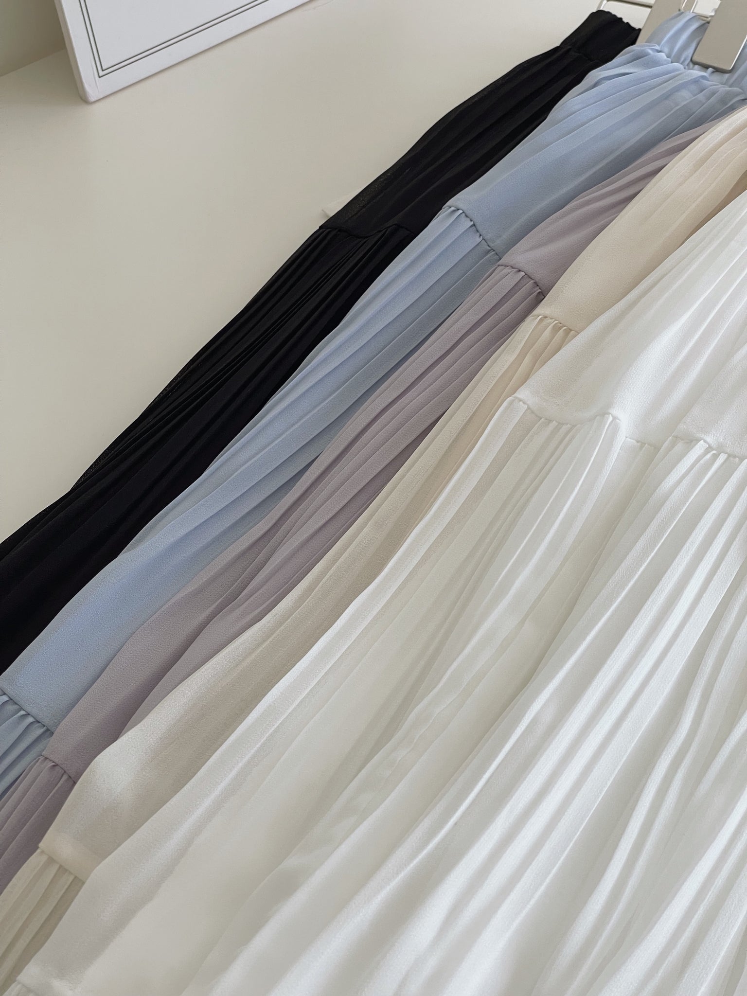 Cloudlight Pleated Tiered Skirt / 百褶飘逸蛋糕半身裙