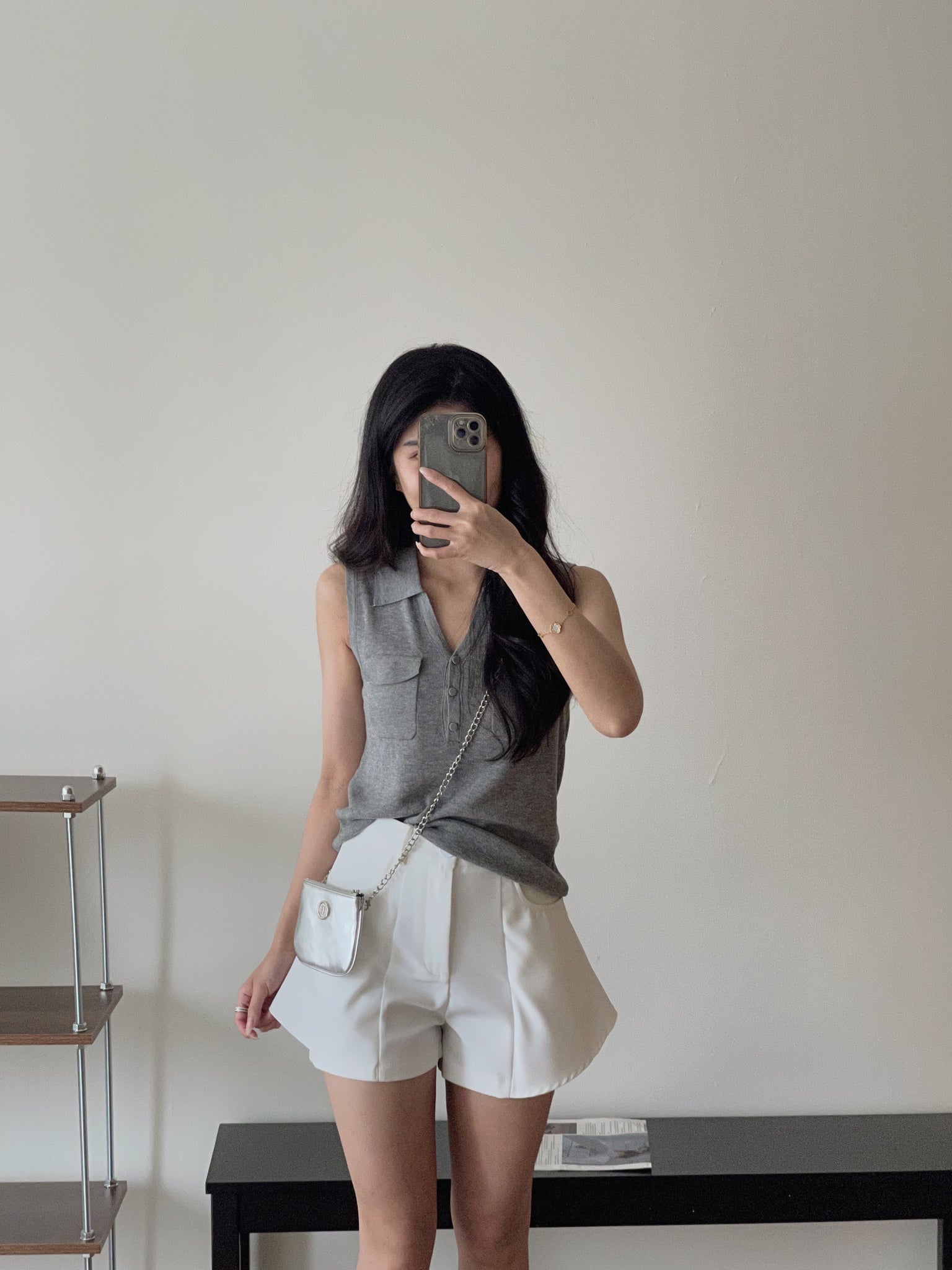 Wide Leg Design Shorts / 双层显腿瘦设计短裤