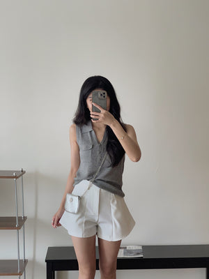 Wide Leg Design Shorts / 双层显腿瘦设计短裤