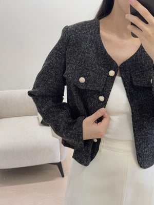 Korean Tweed Blazer