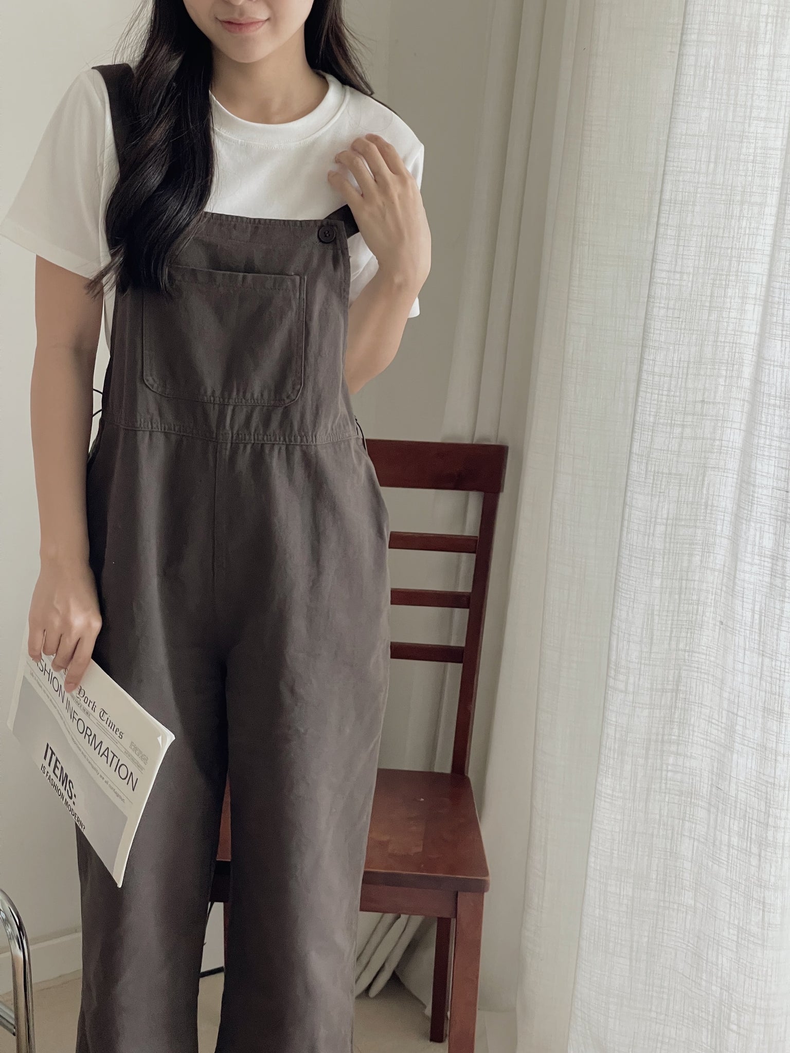 Katz Washed Cotton Overall / 洗水棉背带长裤