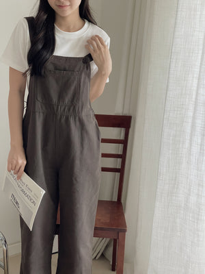 Katz Washed Cotton Overall / 洗水棉背带长裤