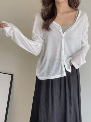 Classic Thin Cardigan / 夏日必备遮肉防晒衫