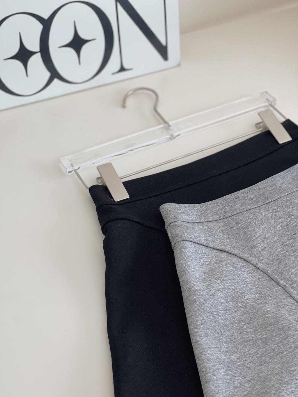 Sporty A-Line Skirt / 卫衣面料短裙