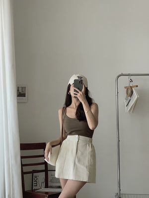 Padded Strap Singlet / 遮副乳带胸垫背心