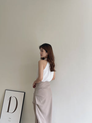 Chiffon Halterneck Top / 雪纺挂脖上衣