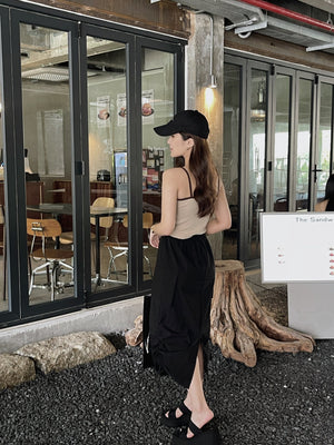 Cargo Elastic Midi Skirt / 速干弹力工装裙