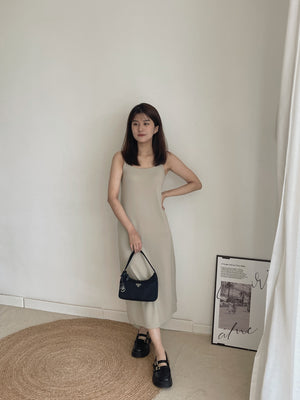 Plain Long Dress / 净色简约长裙