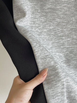 Lorna Cotton Skirt / 抽绳后开衩半身长裙