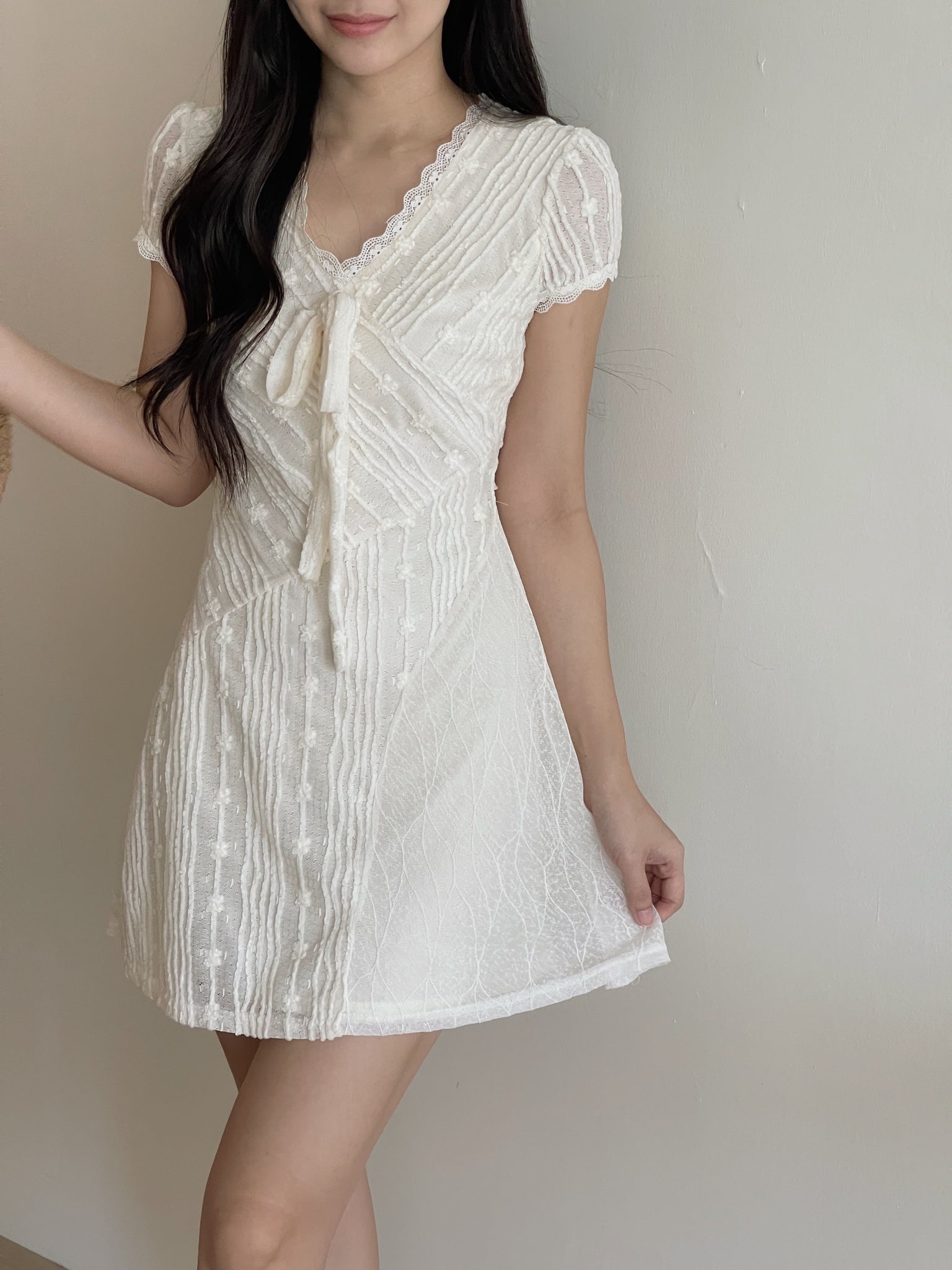 Chantilly Lace Dress / 法式甜美蕾丝连身裙