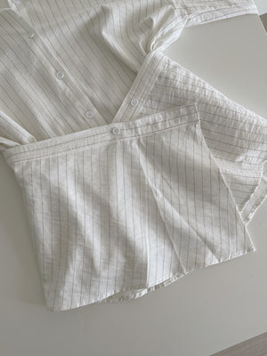 Pattern Striped Shirt / 设计感不规则条纹衬衫