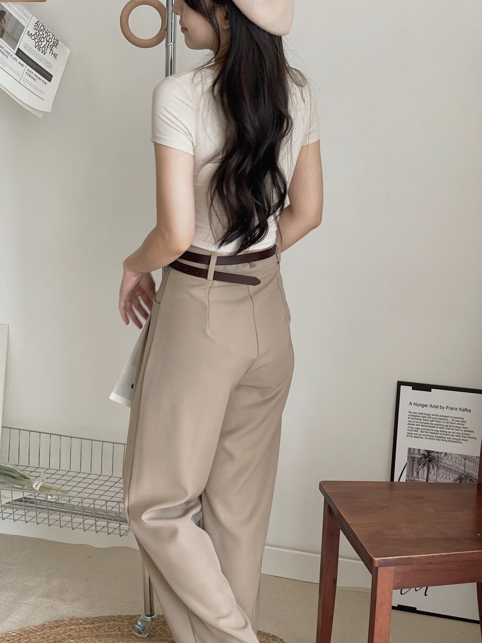 Roxane Suit Straight Leg Pants / 直筒阔腿西装裤