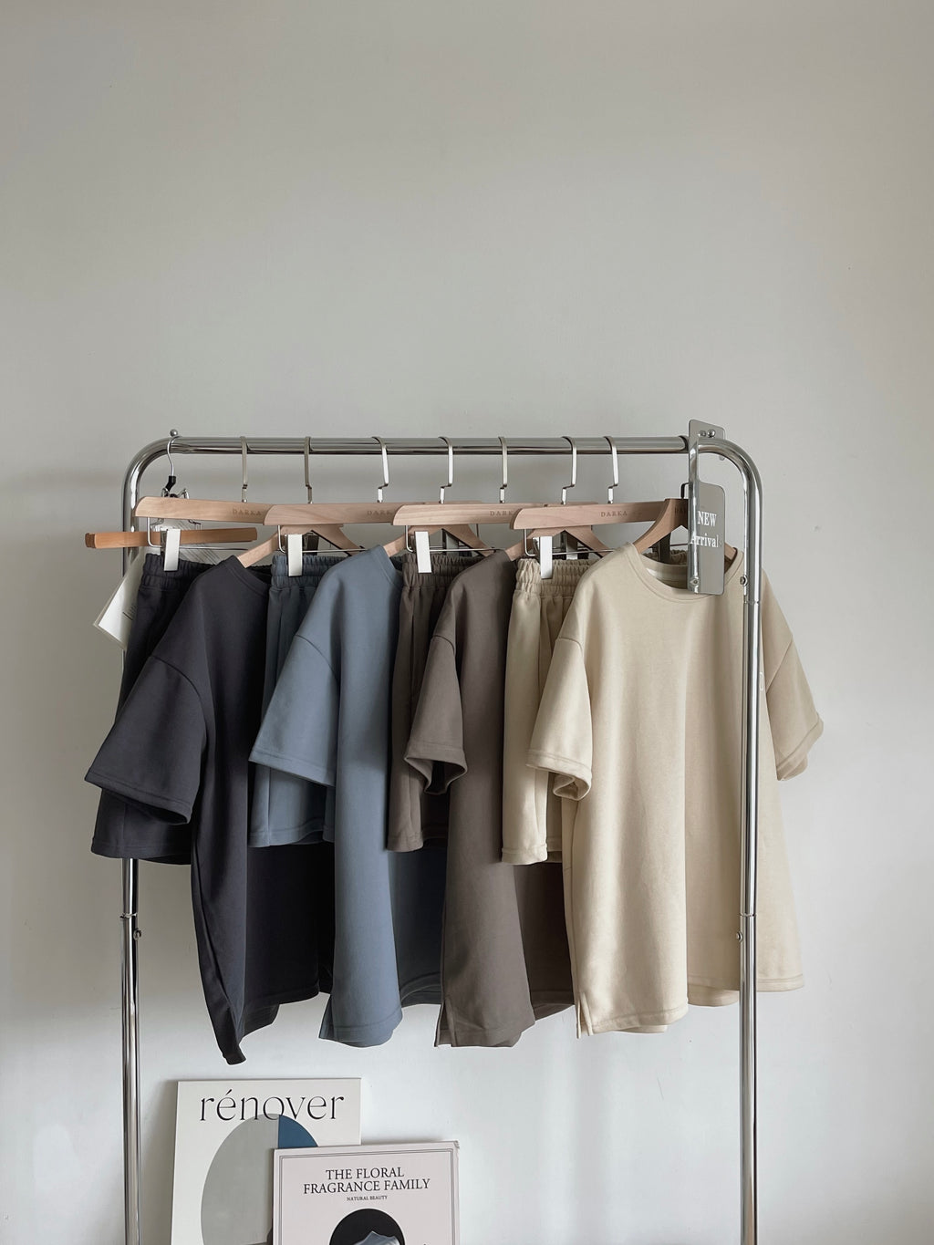 Morandi Casual Set / 莫兰蒂小刺绣休闲套装