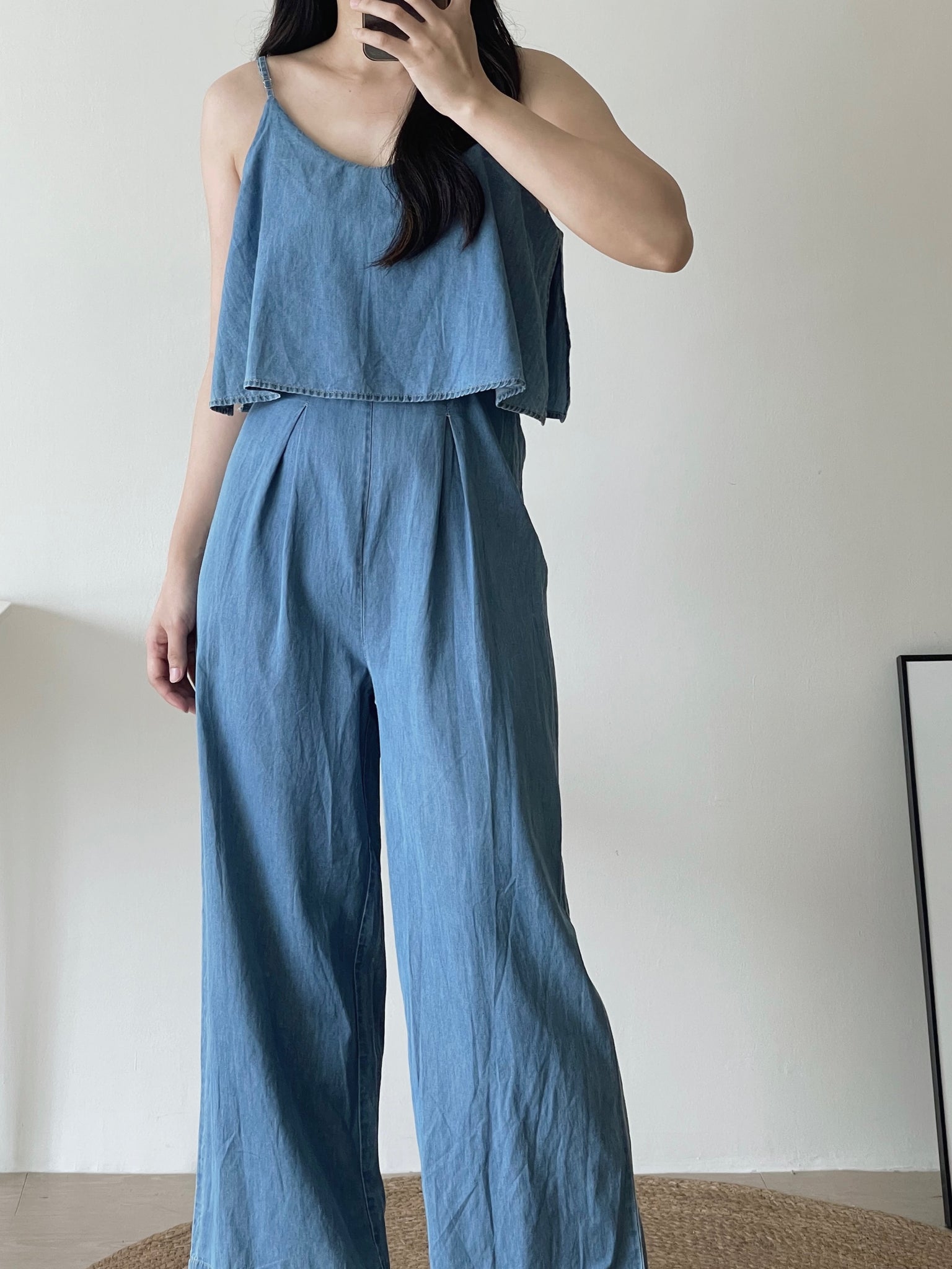 Arena Soft Denim Jumpsuit / 天丝软牛仔连体裤
