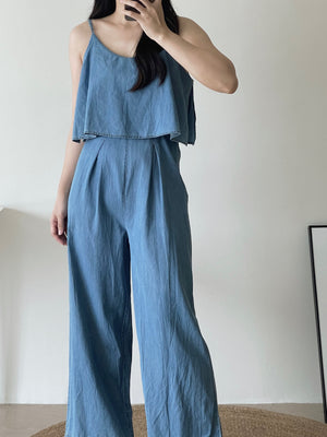 Arena Soft Denim Jumpsuit / 天丝软牛仔连体裤