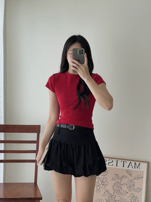 Tulip Puff Skirt / 遮胯花苞短裙