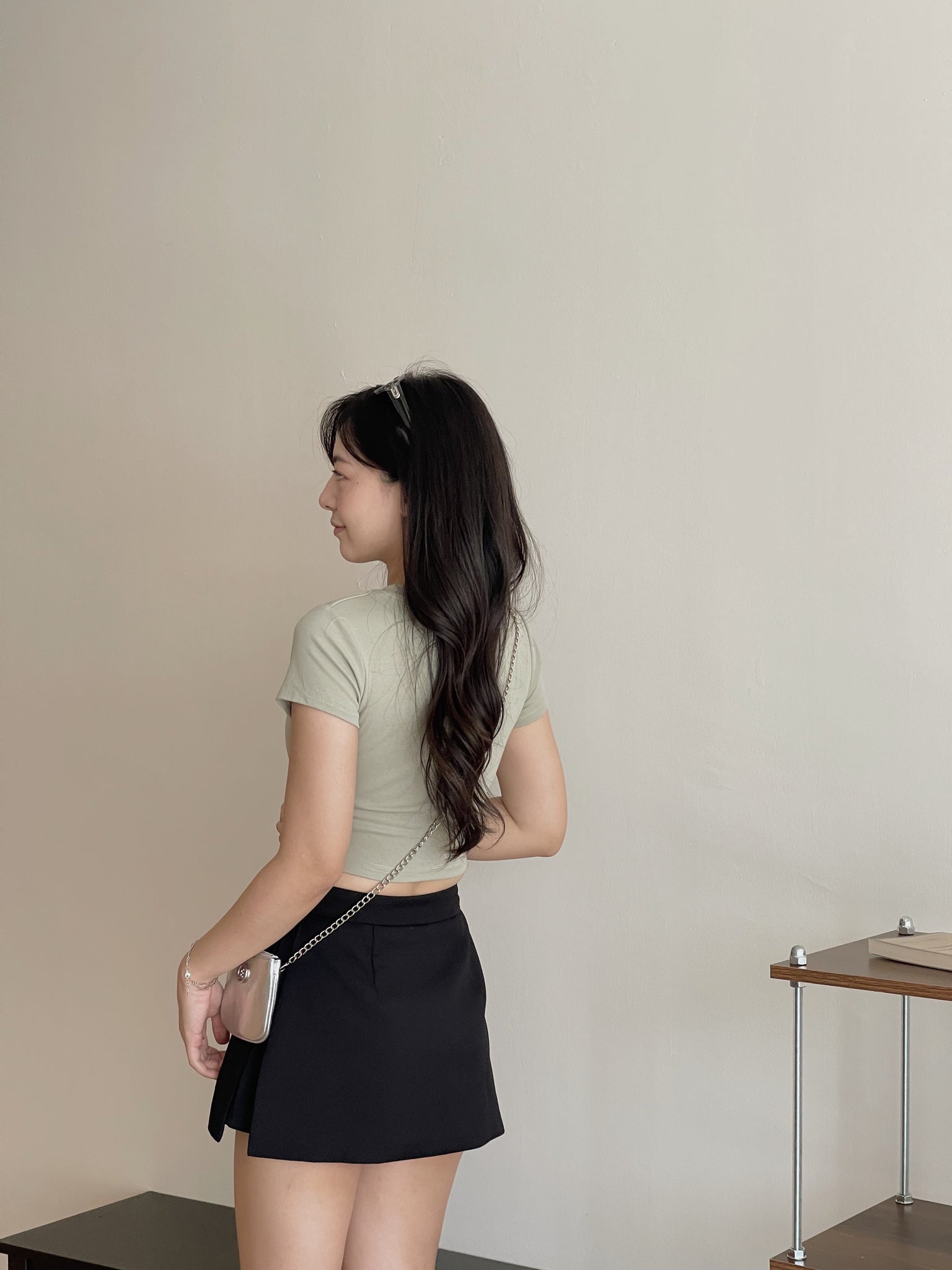 Refined Suit Skort / 简约前后帘西装裤裙