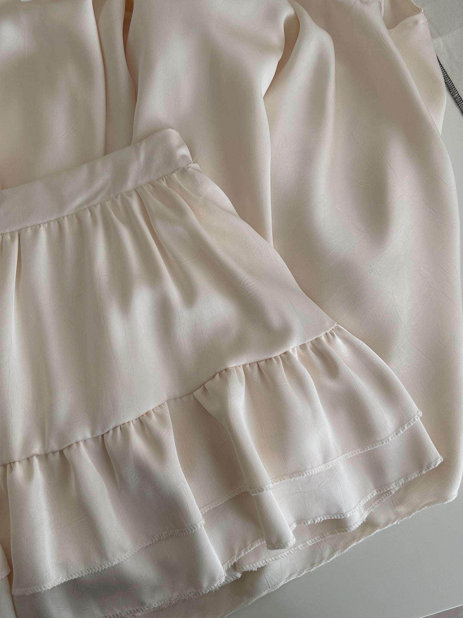 Lace Spliced Chinese Set / 中式甜美蕾丝盘扣套装