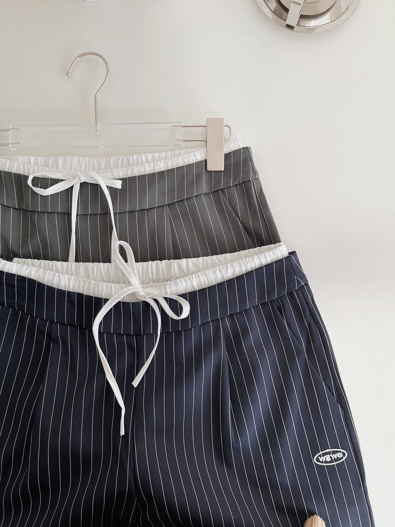 American-style Striped Relaxed Pants / 美式条纹宽松休闲长裤