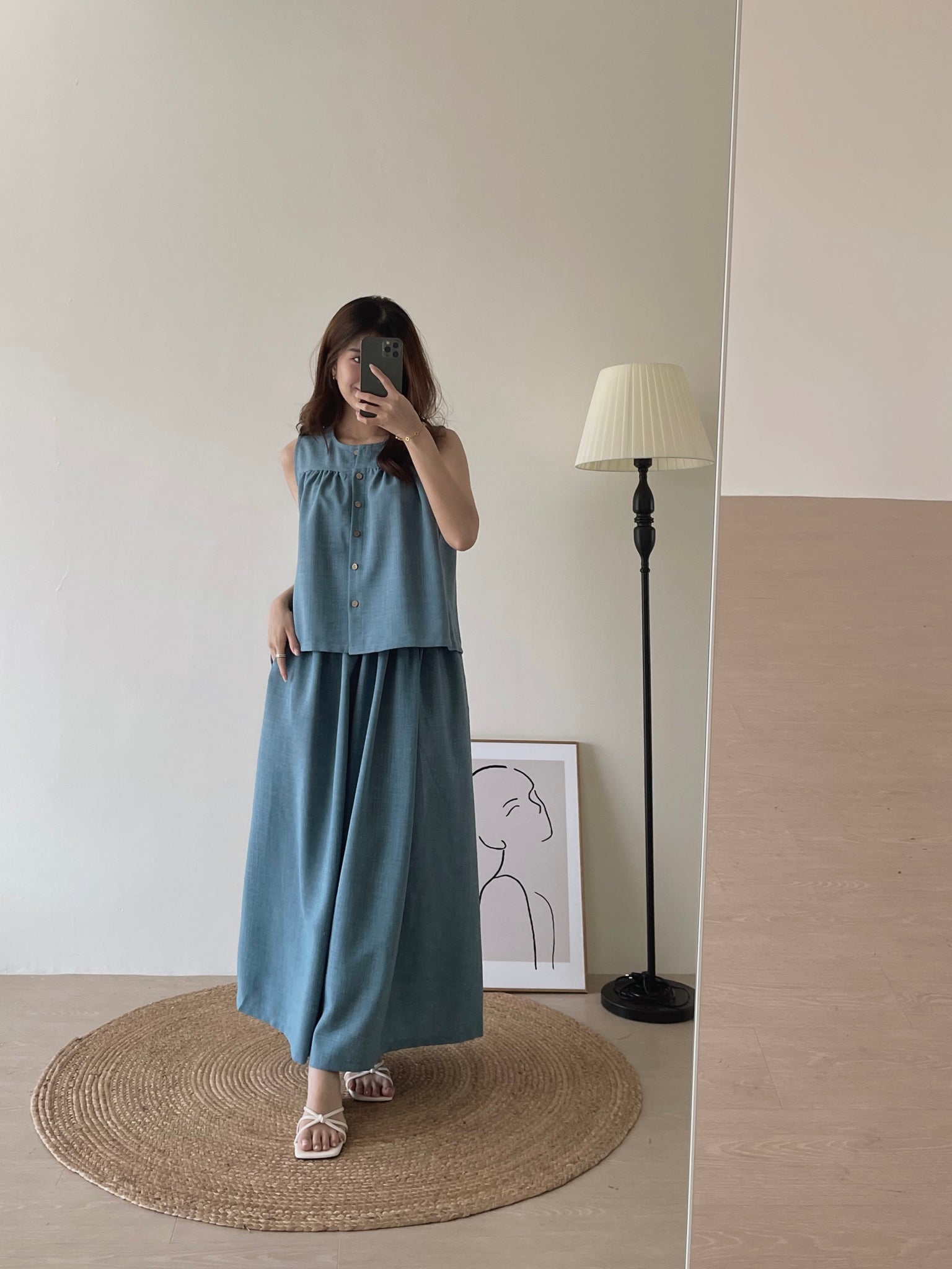 Garcella Linen Set / 简约棉麻套装