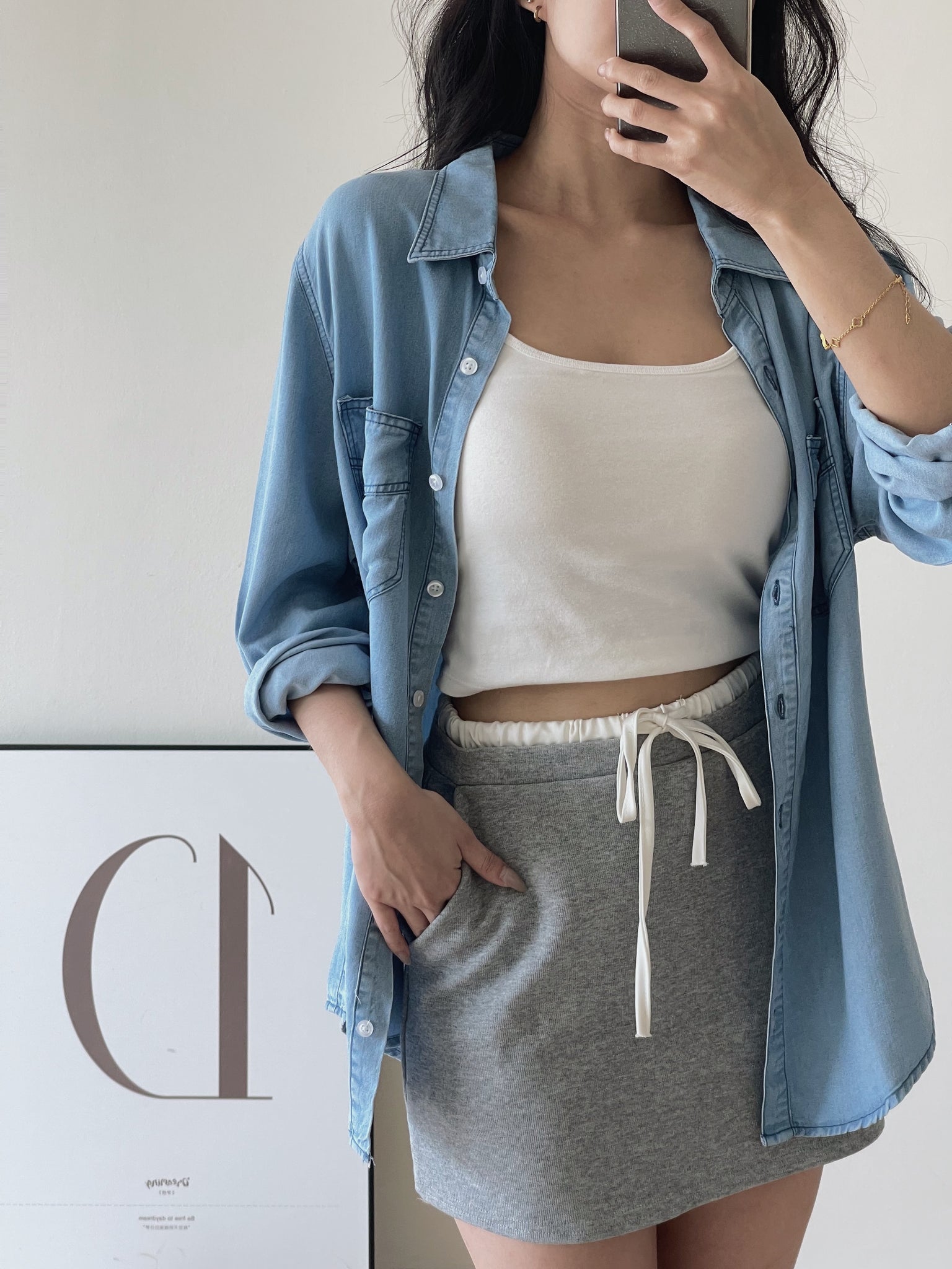 Soft Denim Shirt / 超软凉凉牛仔衬衫