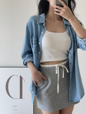 Soft Denim Shirt / 超软凉凉牛仔衬衫