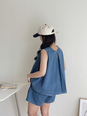 Casual Denim Set / 休闲宽松牛仔套装