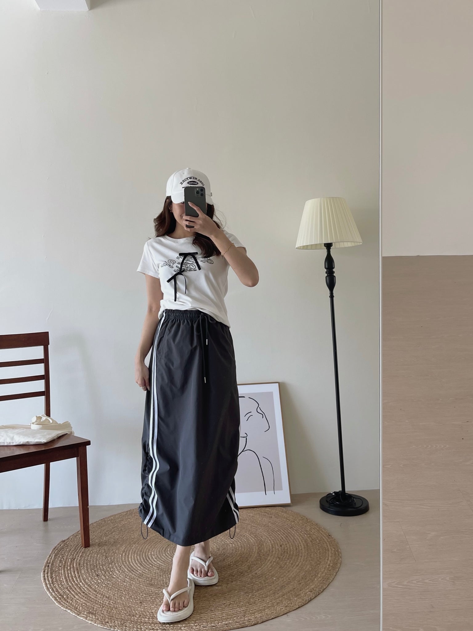 Sporty Midi Skirt / 美式速干运动半身裙