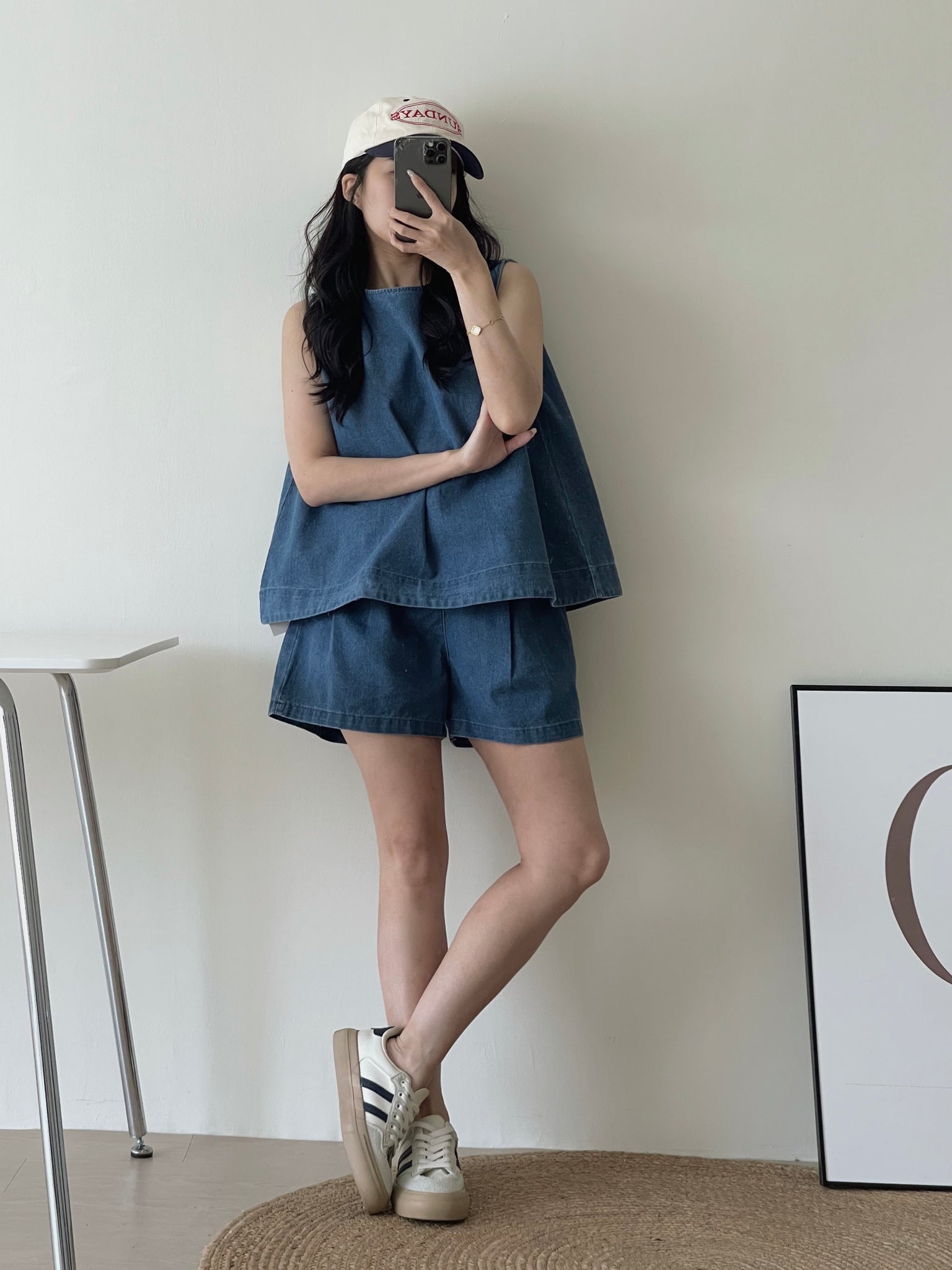 Casual Denim Set / 休闲宽松牛仔套装