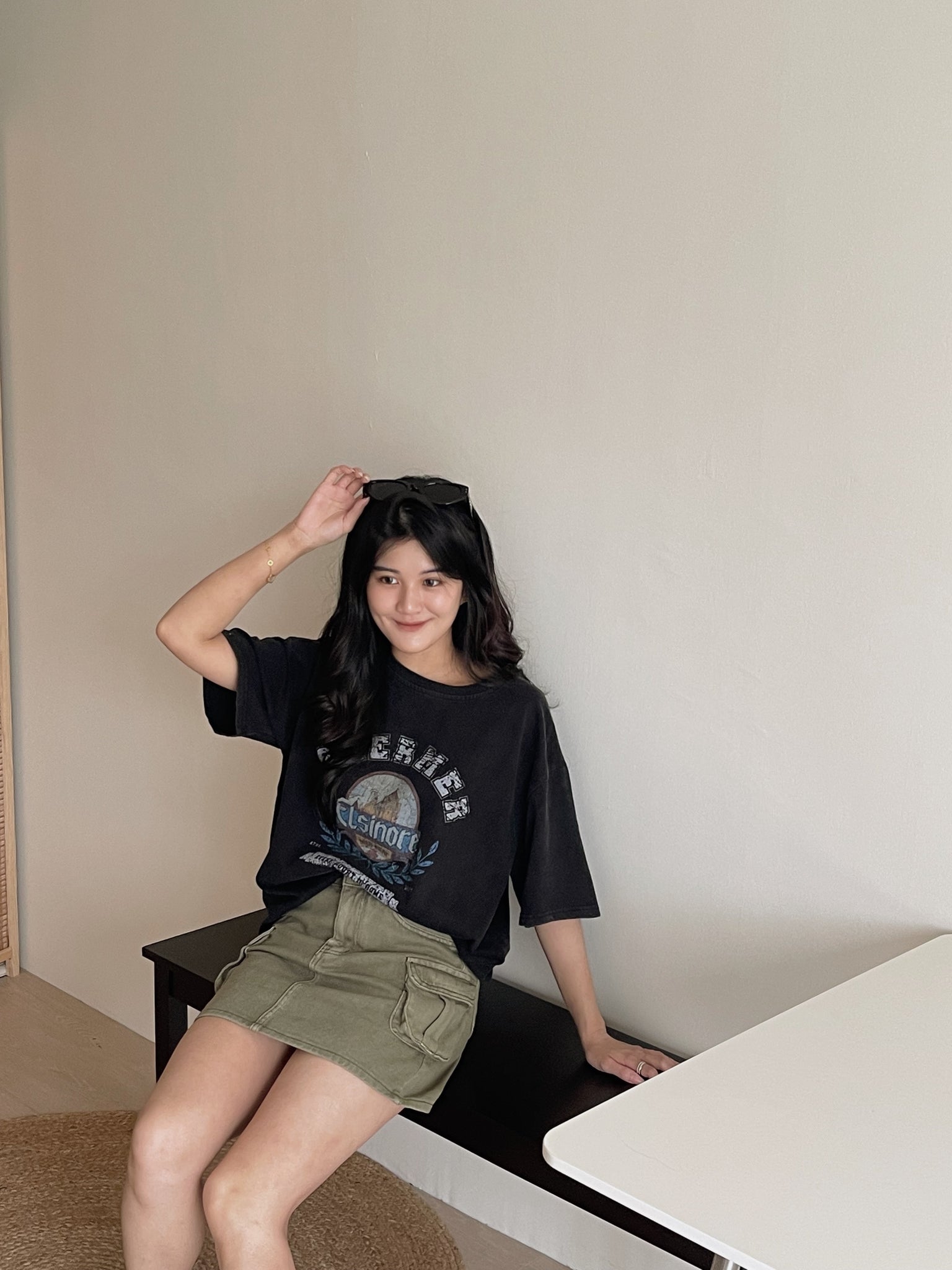 Stylish Western Loose Tee / 帅气欧美风宽松T恤