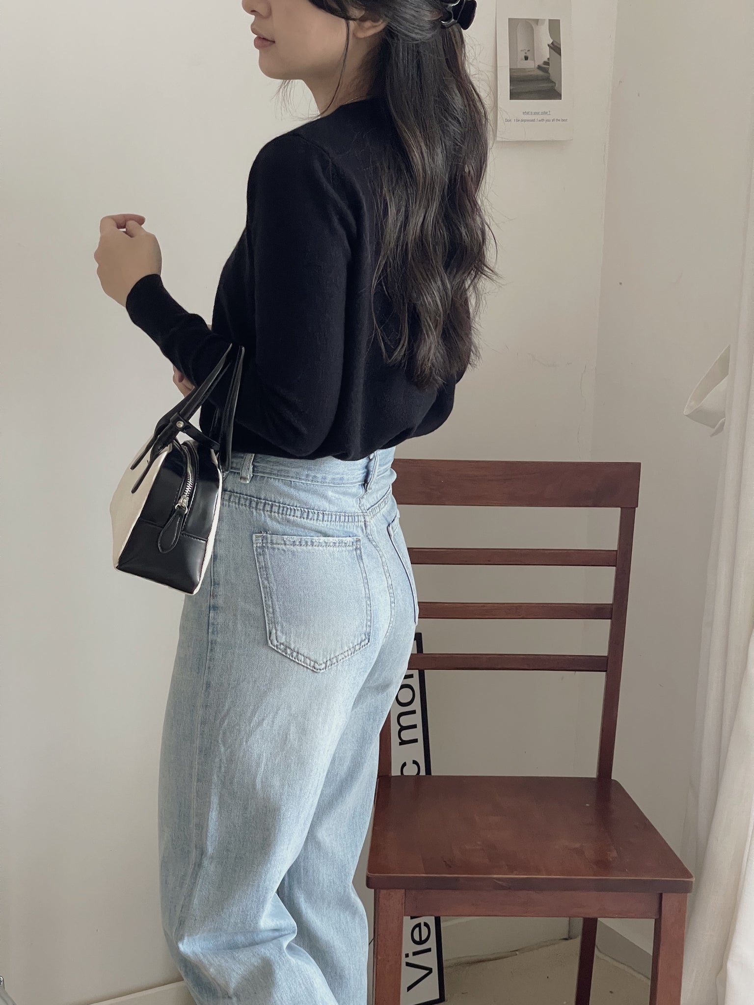 Soft Cloud Knit Cardigan / 软糯小金扣针织衫